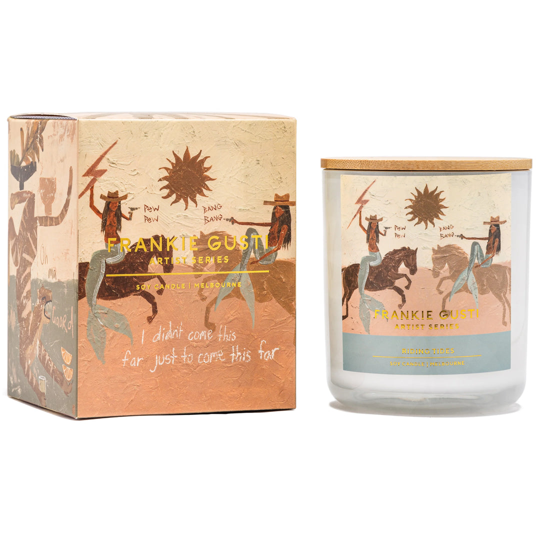 Frankie Gusti Artist Series Candle - Riding Tides