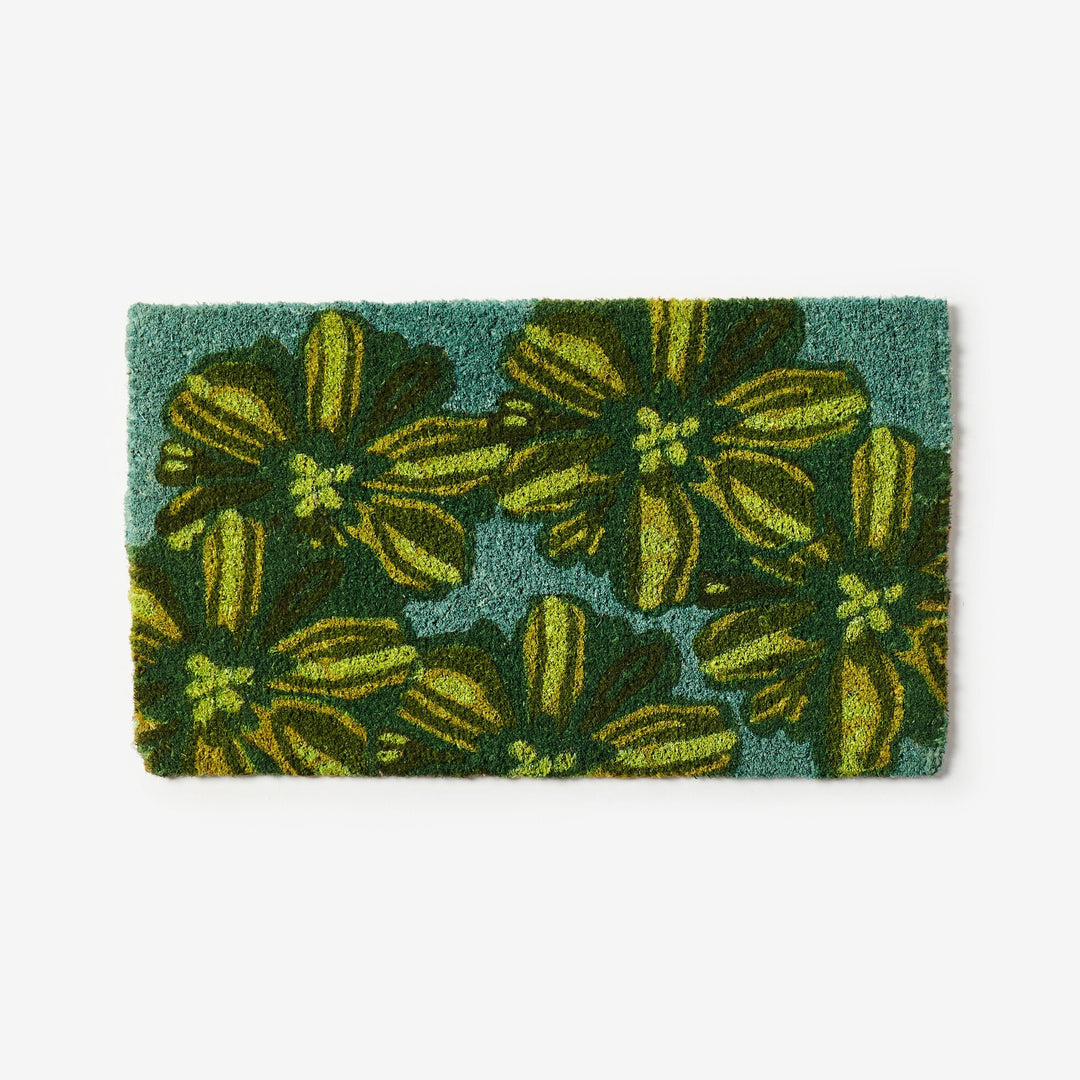 Bonnie & Neil Candy Teal Door Mat