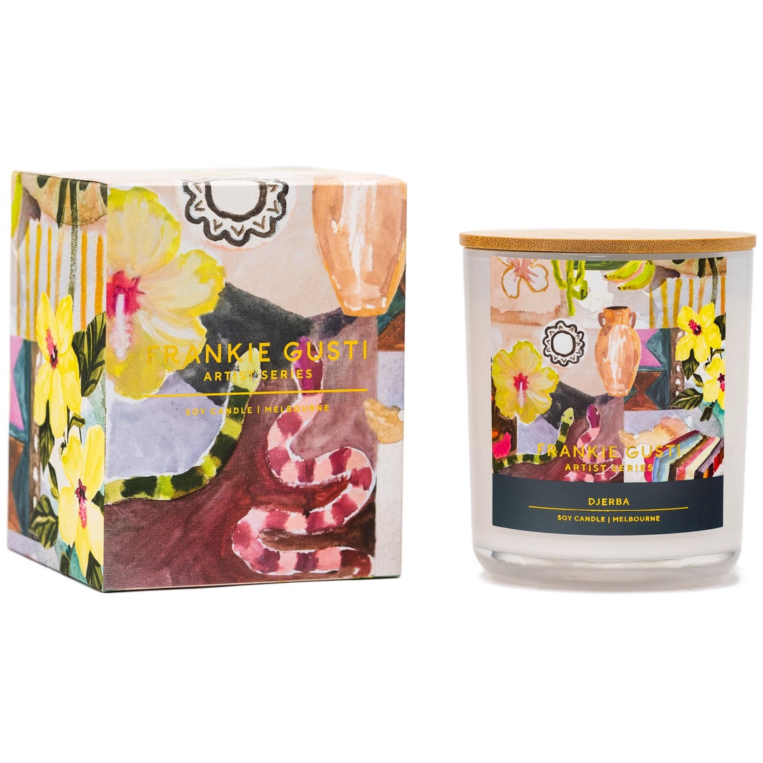 Frankie Gusti Artist Series Candle - Djerba