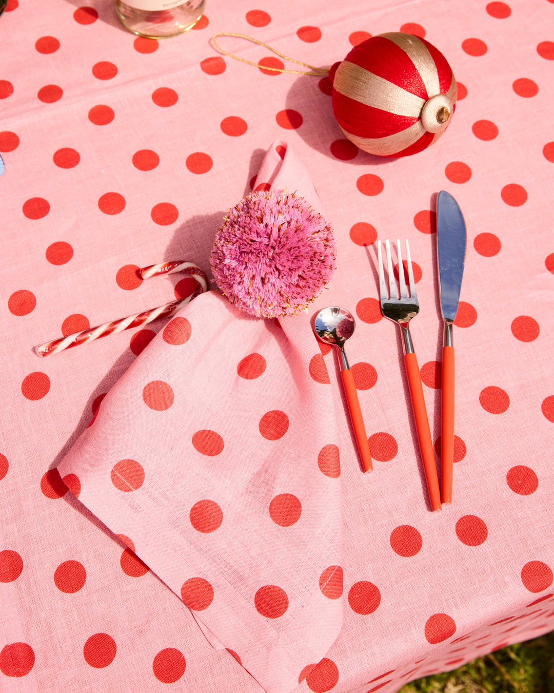 Kip & Co Polkadot Pink 4P Napkin Set