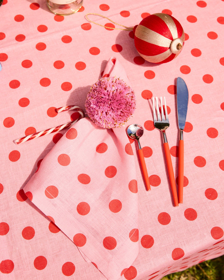 Kip & Co Polkadot Pink 4P Napkin Set