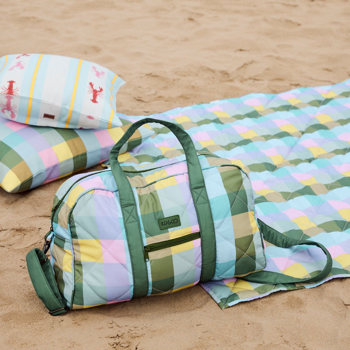 Kip & Co Lobster Fan Club Outdoor Cushion