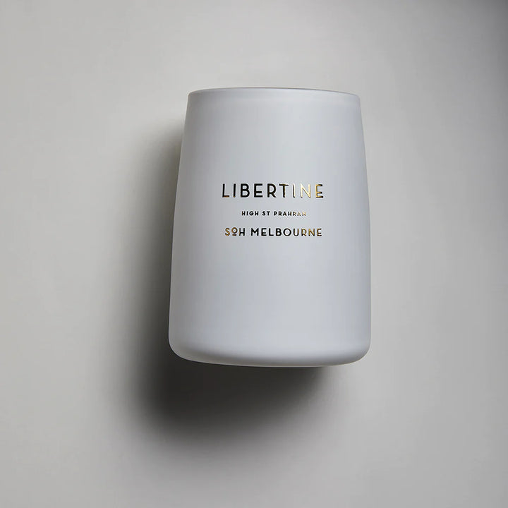 SoH White Matte Candle 350g - Libertine