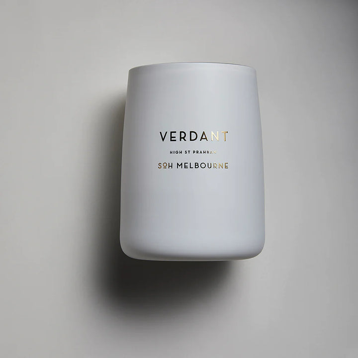 SoH White Matte Candle 350g - Verdant