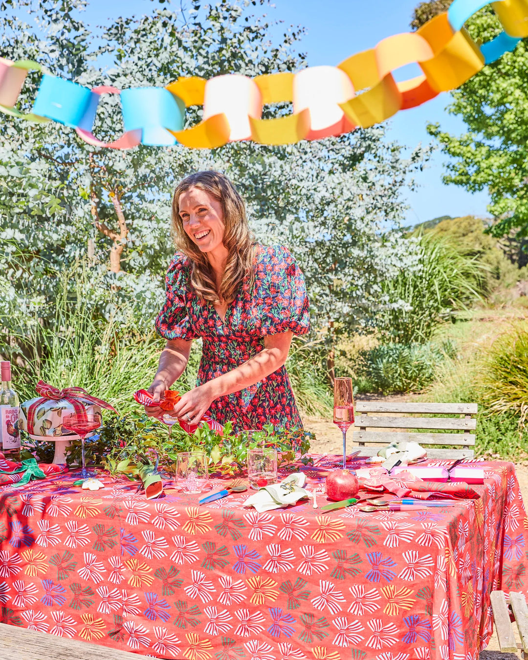 Kip & Co Festive Bow Tablecloth