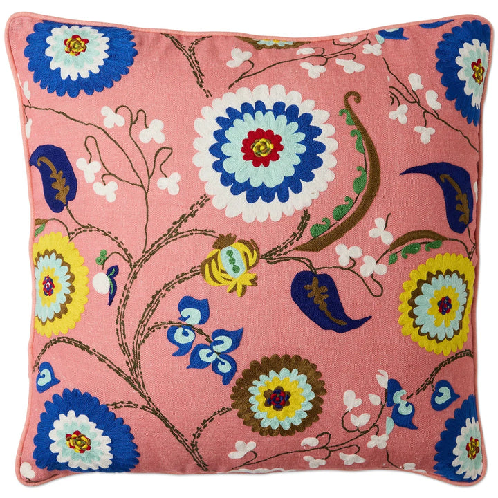 Kip & Co x Anna Spiro Isabelle Sunset Embroidered Cushion
