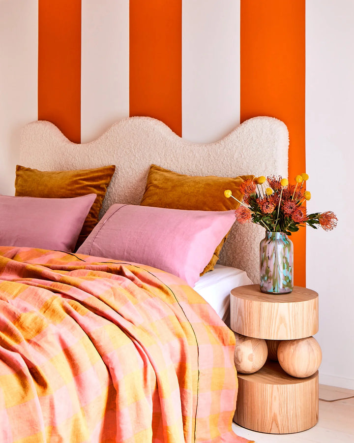Kip & Co Toasted Marshmallow Linen Quilt Cover