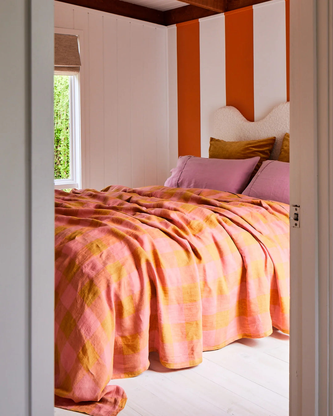 Kip & Co Toasted Marshmallow Linen Quilt Cover