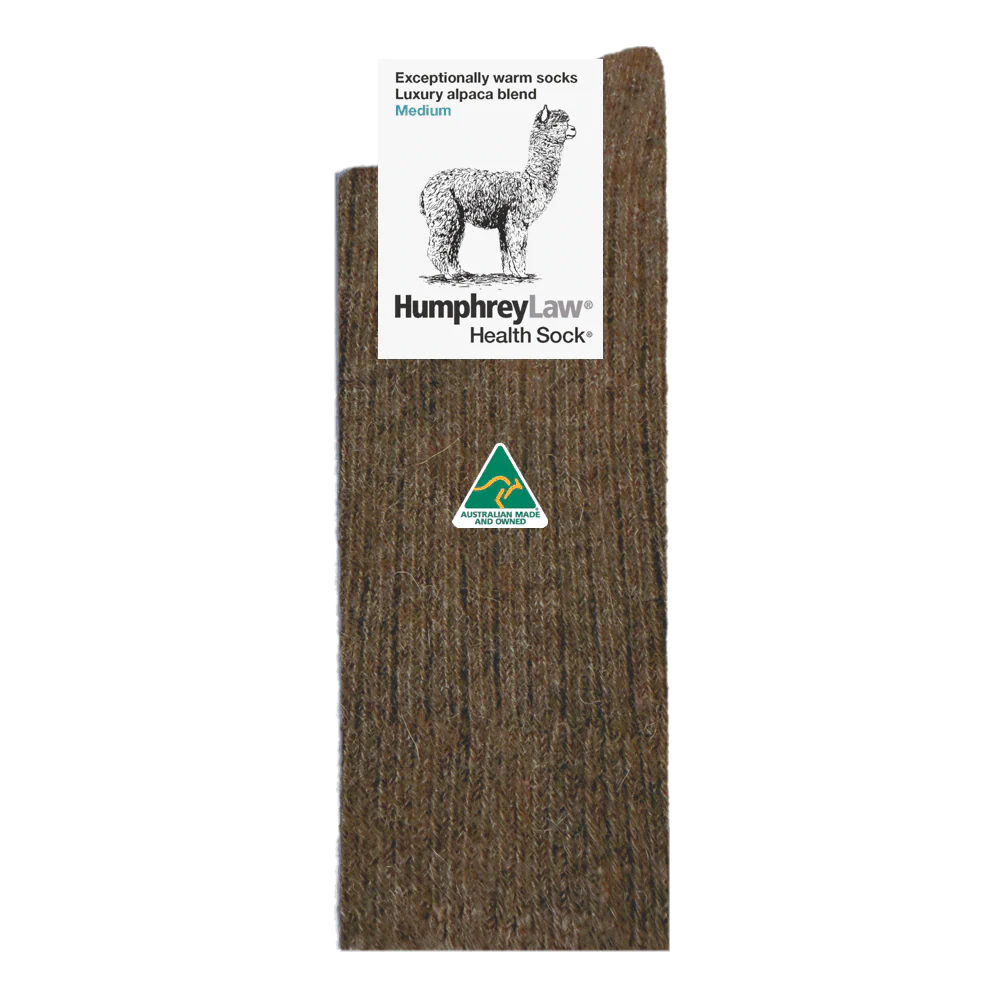 Humphrey Law Alpaca Health Socks - Brown