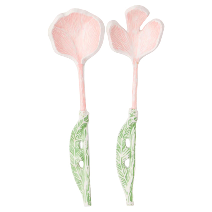Kip & Co Floral Salad Servers