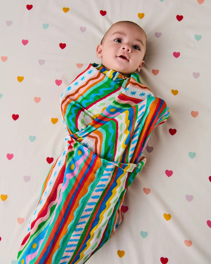 Kip & Co Beach Patterns Bamboo Swaddle