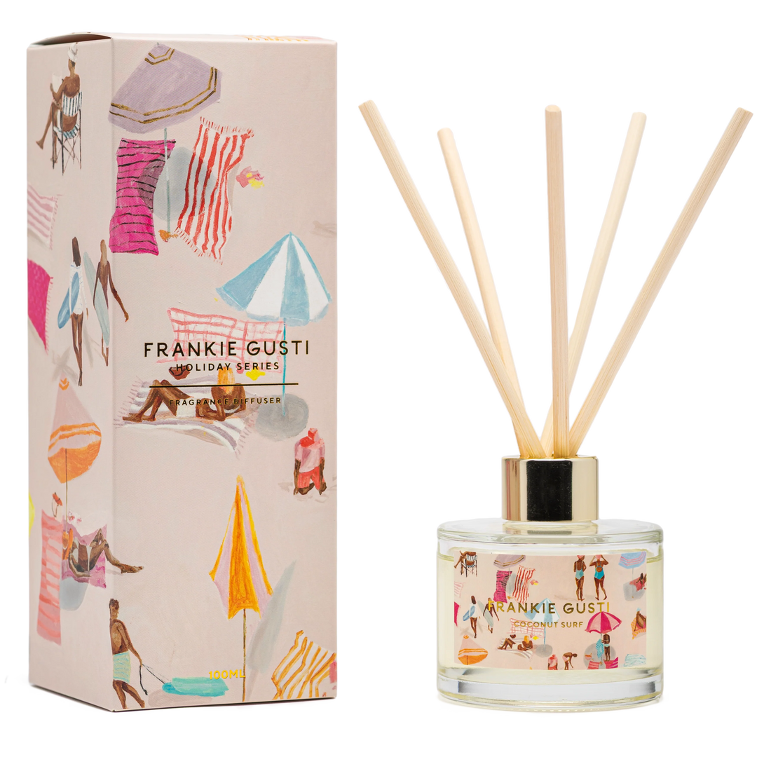 Frankie Gusti Holiday Series Diffuser - Coconut Surf
