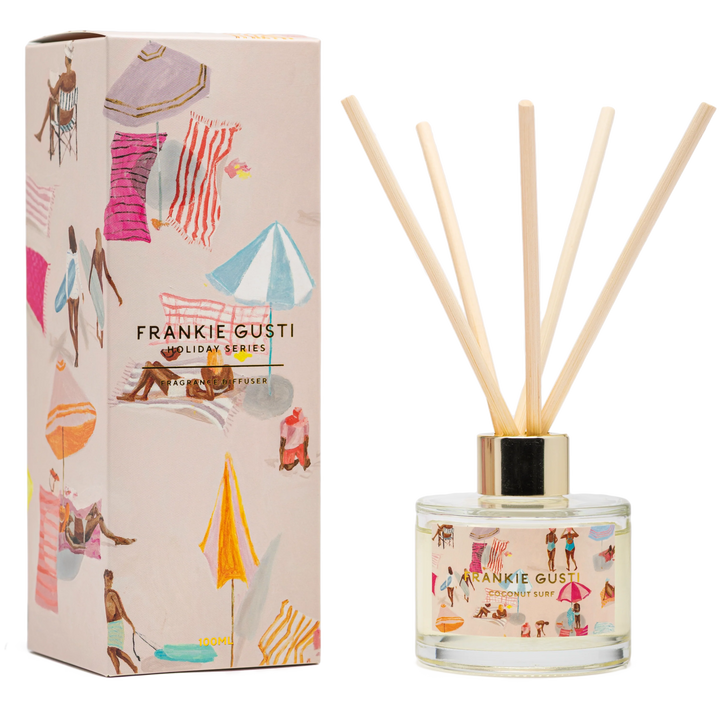 Frankie Gusti Holiday Series Diffuser - Coconut Surf