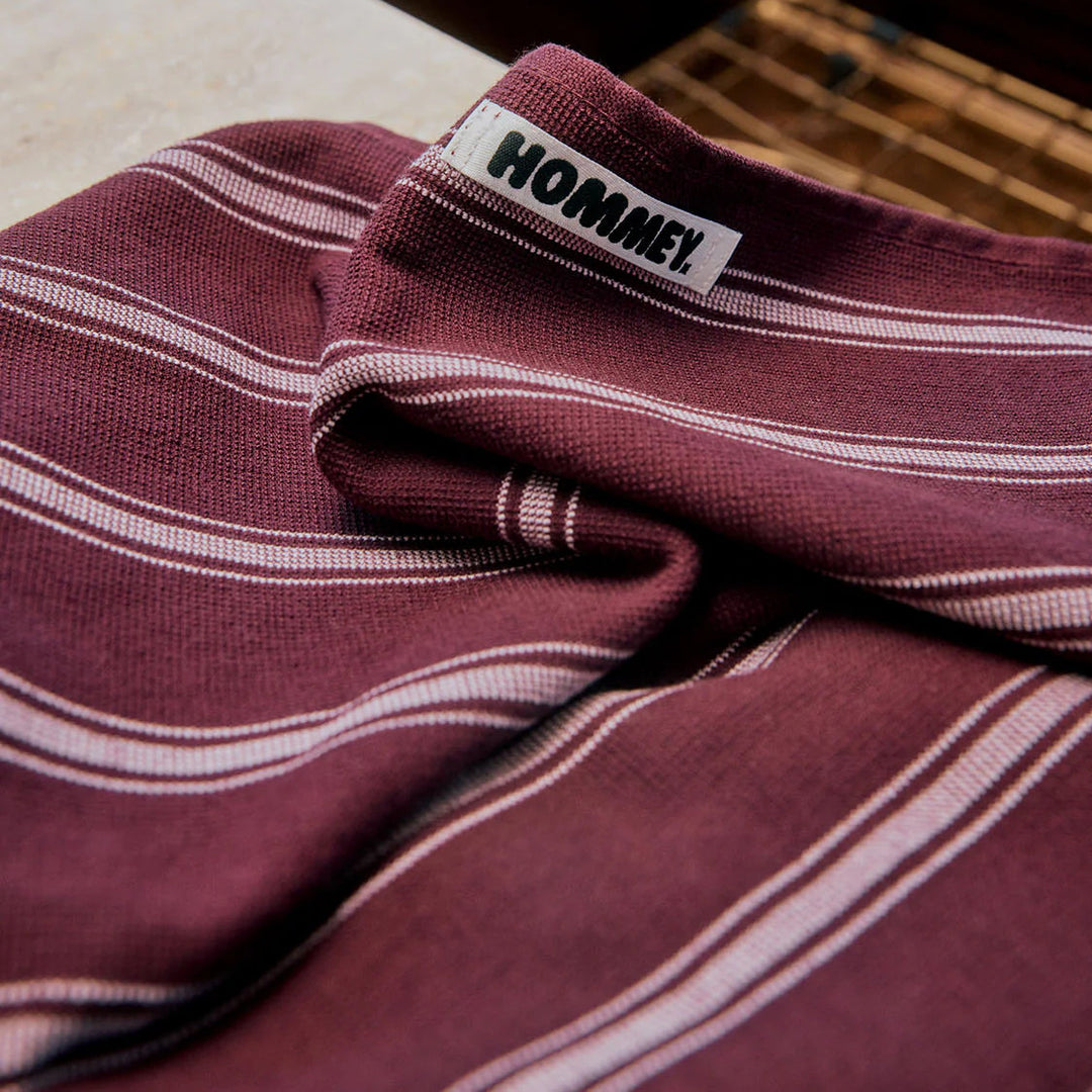 Hommey Tea Towel - Mulberry