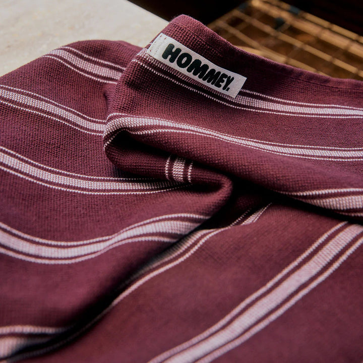 Hommey Tea Towel - Mulberry