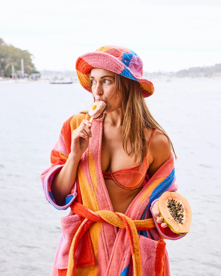 Kip & Co Surfs Up Terry Mini Robe
