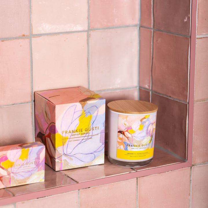 Frankie Gusti Artist Series Candle - Japanese Honeysuckle