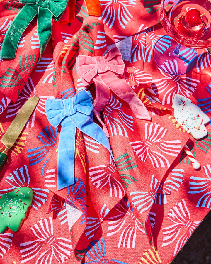 Kip & Co Festive Bow 4P Napkin Set