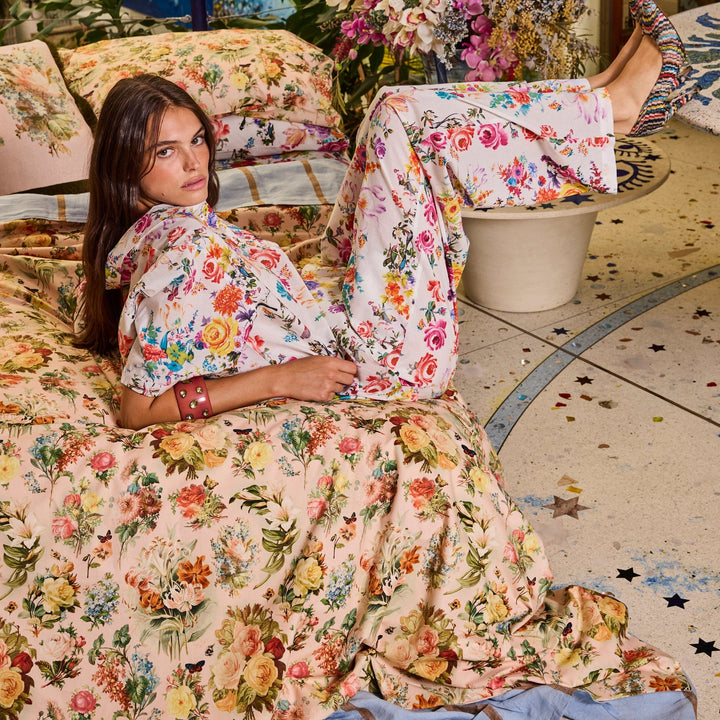 Kip & Co x Romance Was Born Secret Garden Organic Cotton Quilt Cover