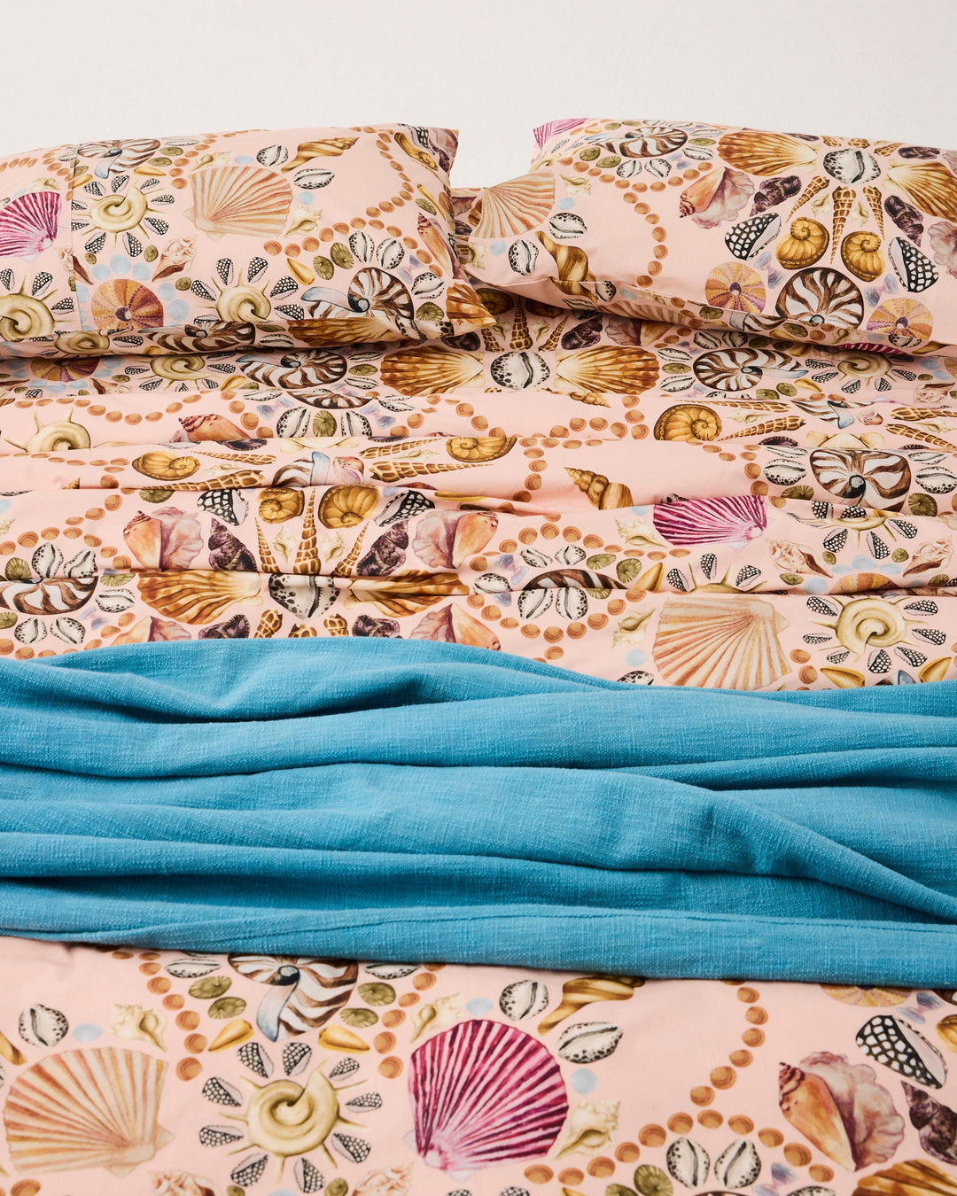 Kip & Co Costa Pink Organic Cotton Quilt Cover