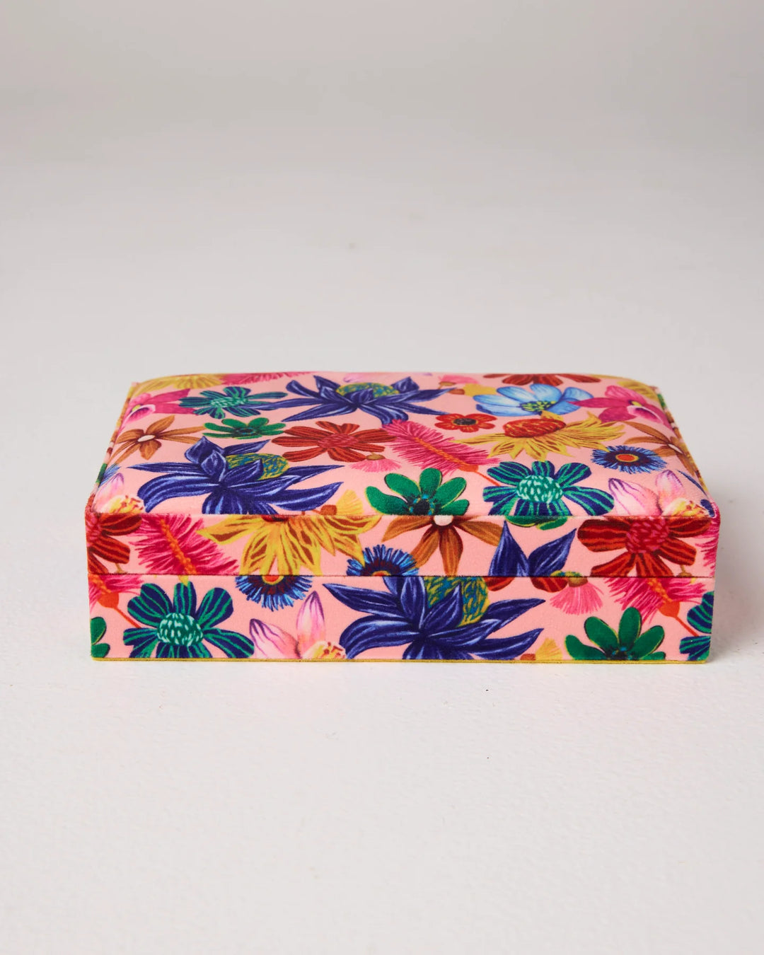 Kip & Co Wild Flowers In Bloom Velvet Jewellery Box Small