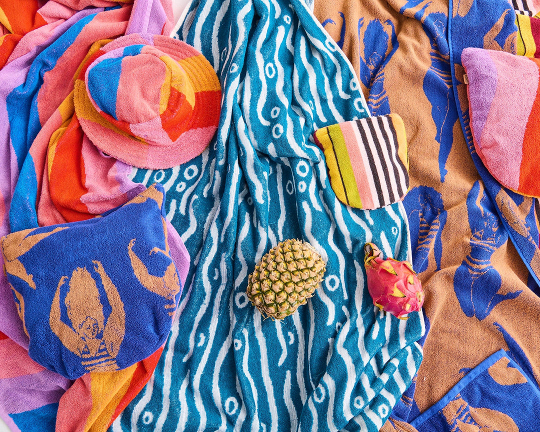 Kip & Co Surfs Up Terry Beach Towel