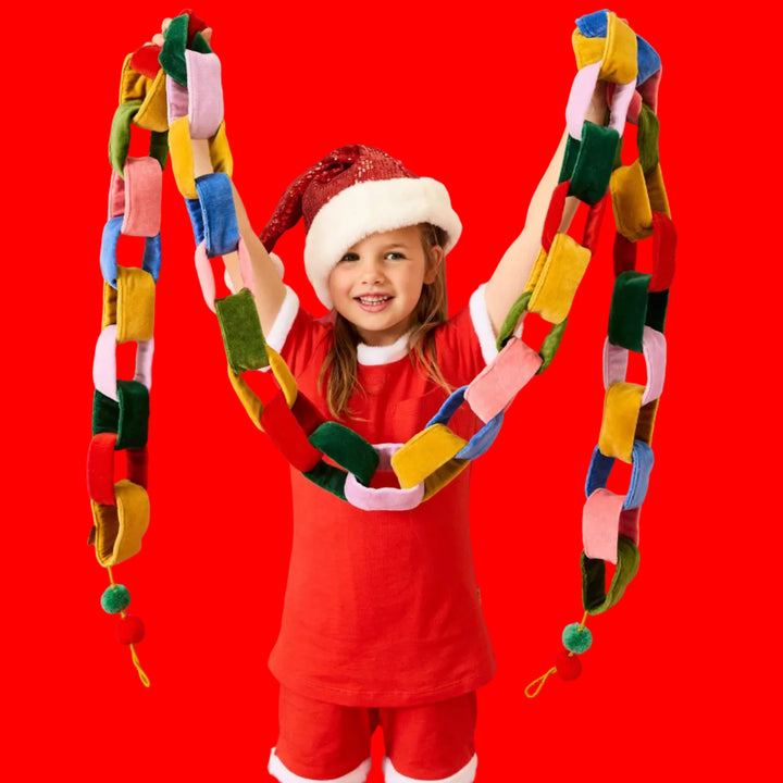 Kip & Co Festive Velvet Chain Garland