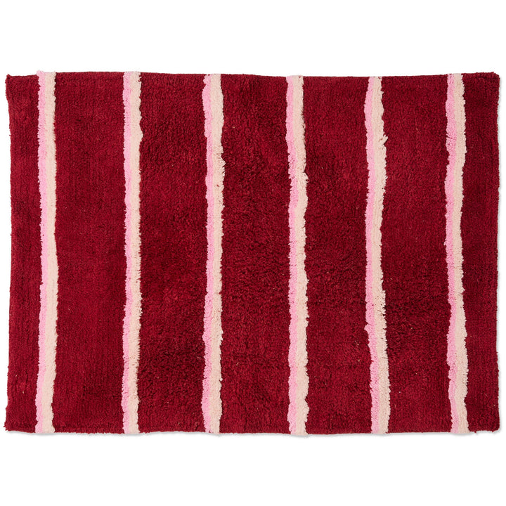 Kip & Co Ruby Rose Stripe Bath Mat