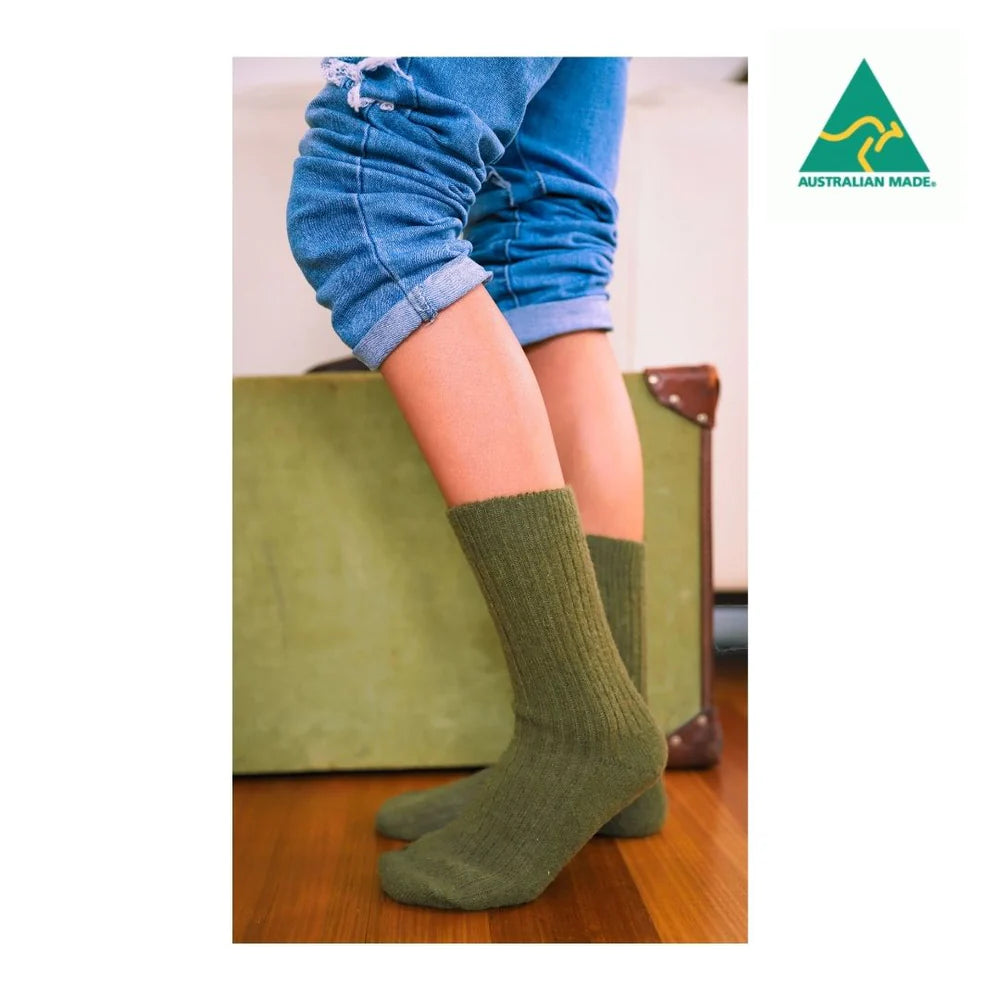 Humphrey Law Alpaca Health Socks - Sage