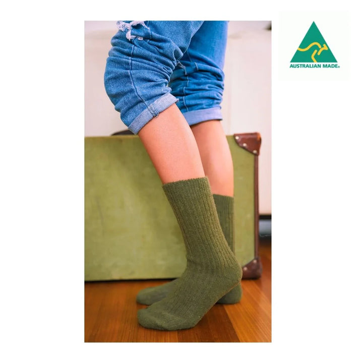 Humphrey Law Alpaca Health Socks - Sage