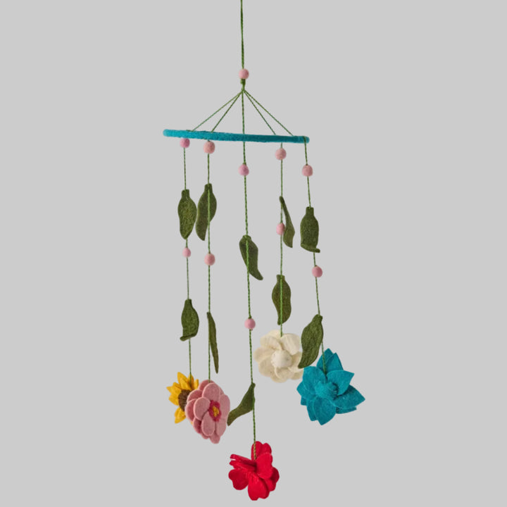 Kip & Co Little Flowers Felted Wool Mobile