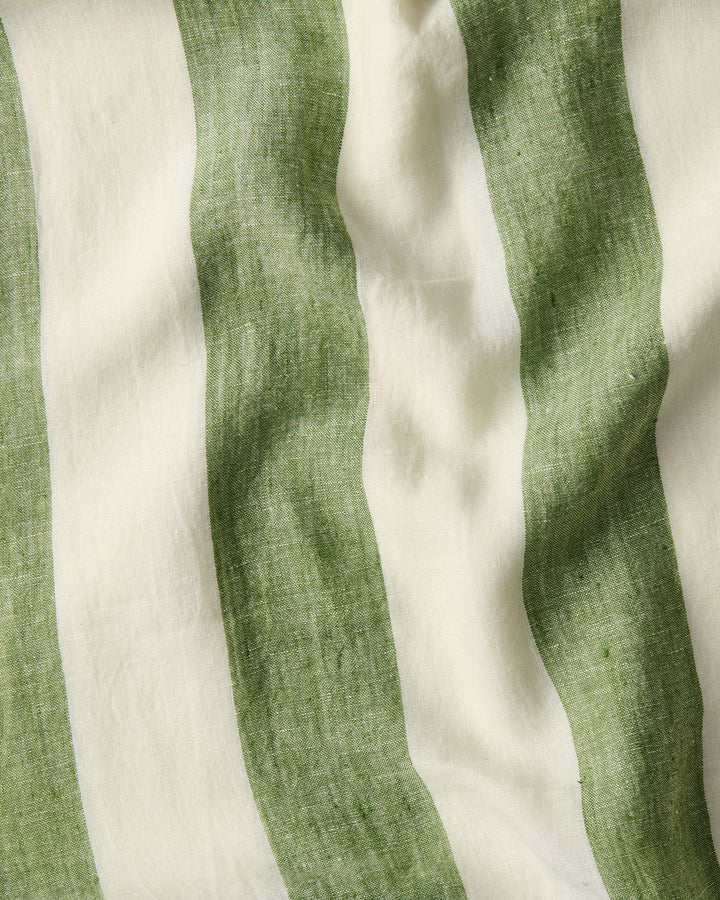 Kip & Co Moss Stripe Tablecloth