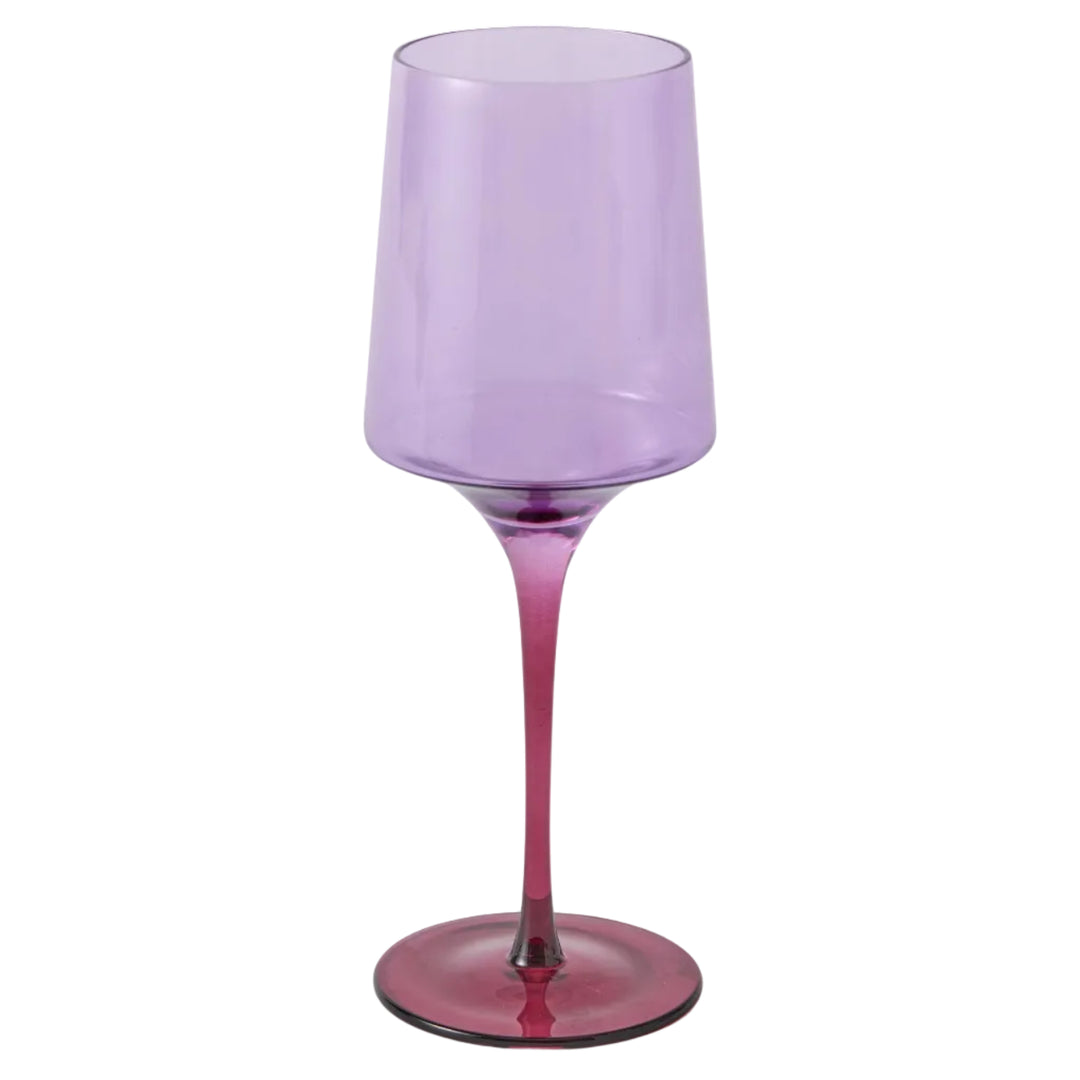 Kip & Co Lilac Fiesta Vino Glass 2P Set
