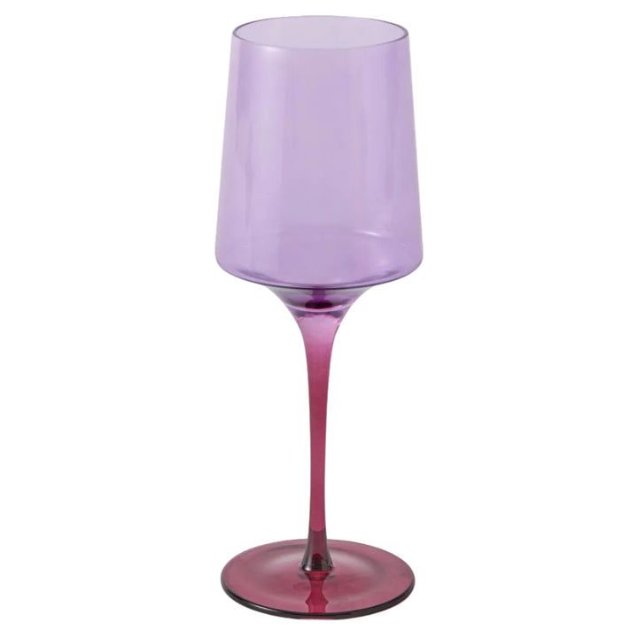 Kip & Co Lilac Fiesta Vino Glass 2P Set