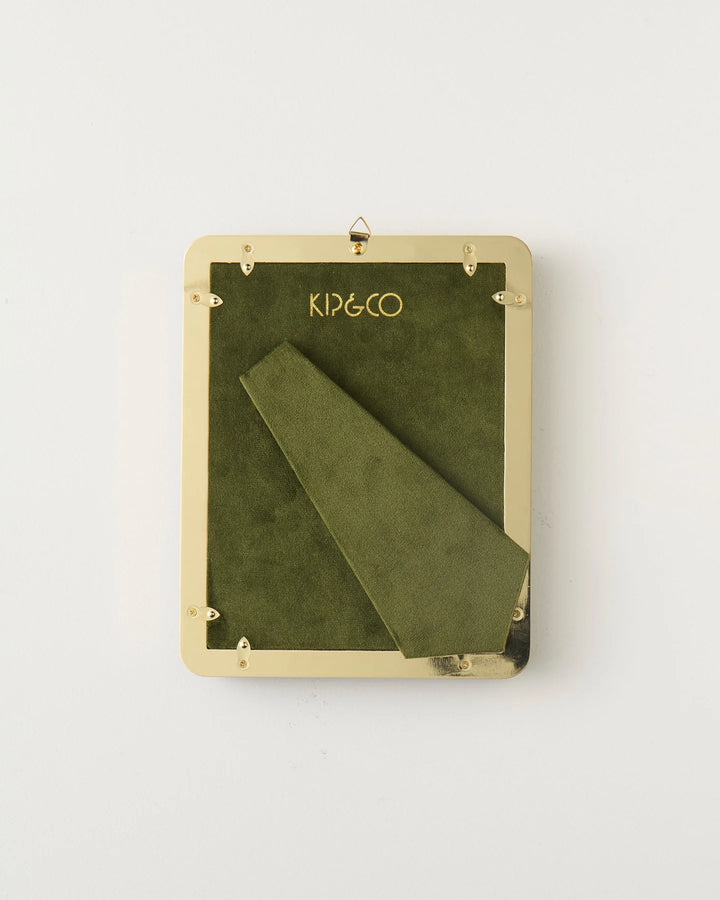 Kip & Co Campsite Heart Velvet Photo Frame