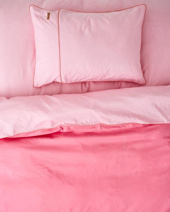 Kip & Co Glow In Pink Bamboo Cotton Quilt Cover