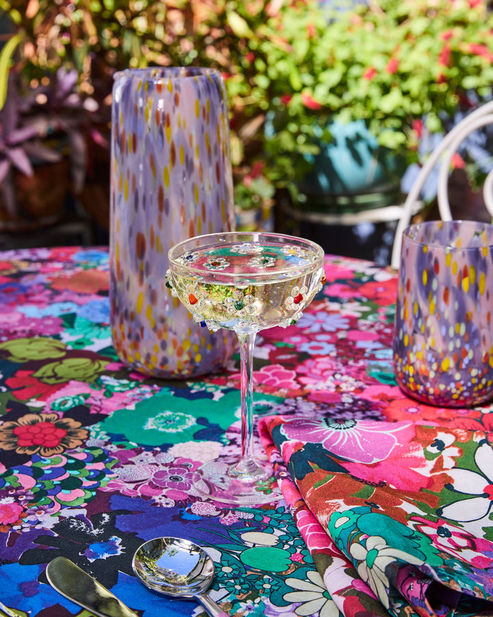 Kip & Co x Romance Was Born Flower Power Cocktail Glass 2P Set