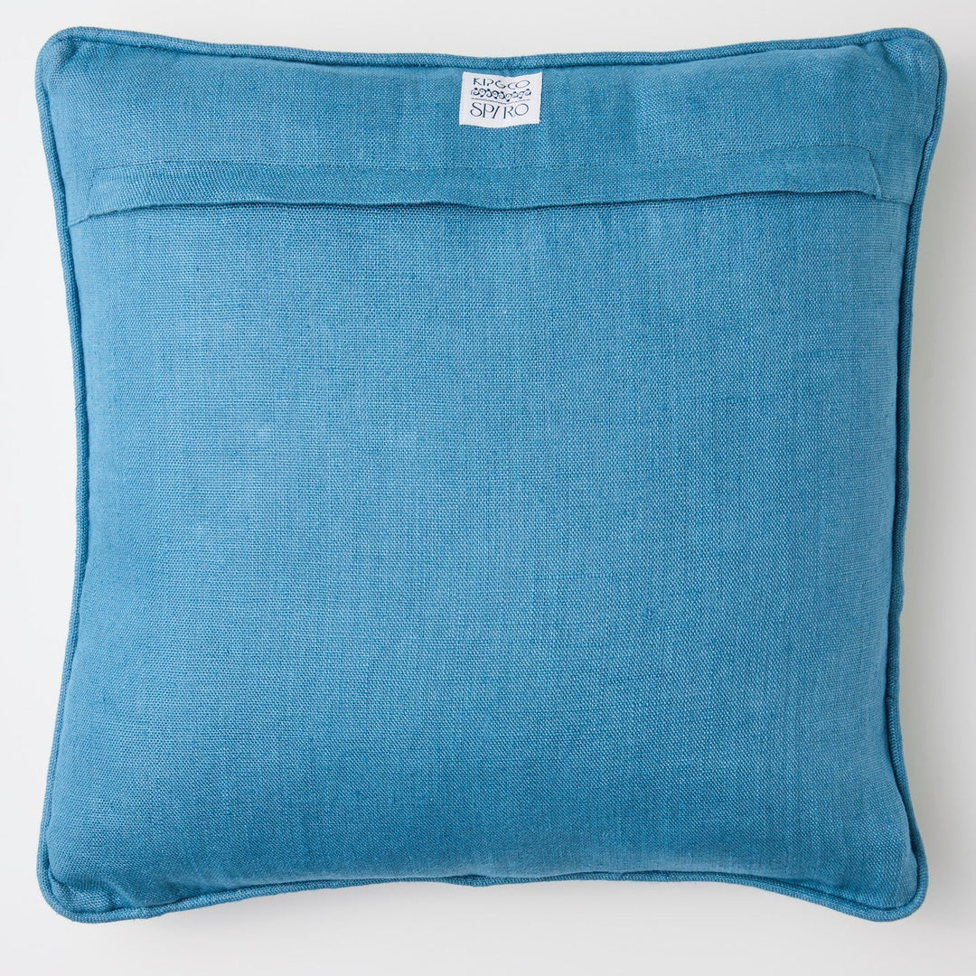Kip & Co x Anna Spiro Indian Summer White Embroidered Cushion