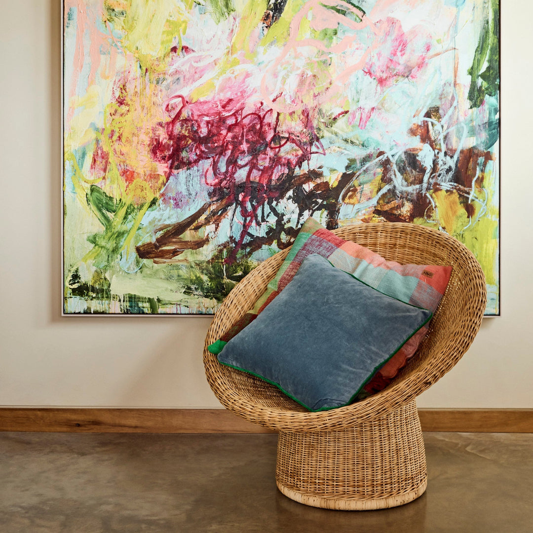 Kip & Co Cloud Break Velvet Cushion