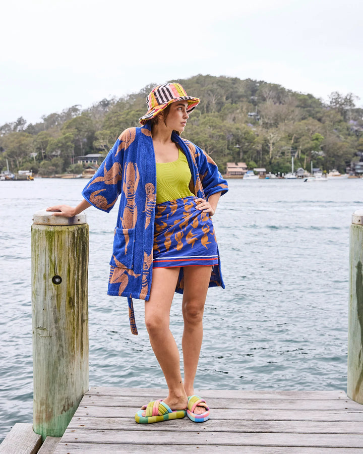 Kip & Co Sun Kissed Terry Mini Robe