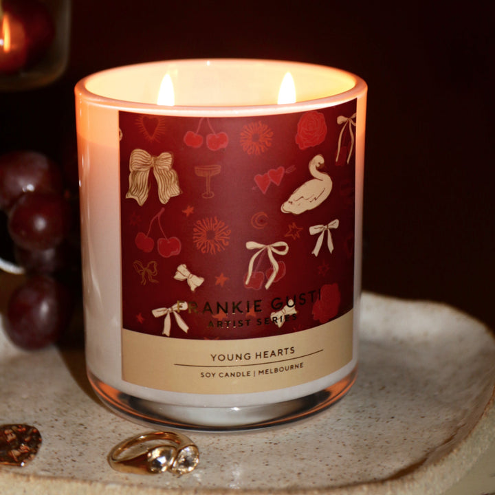 Frankie Gusti Artist Series Candle - Young Hearts