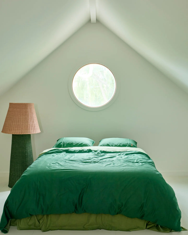 Kip & Co Glow In Green Bamboo Cotton Pillowcases