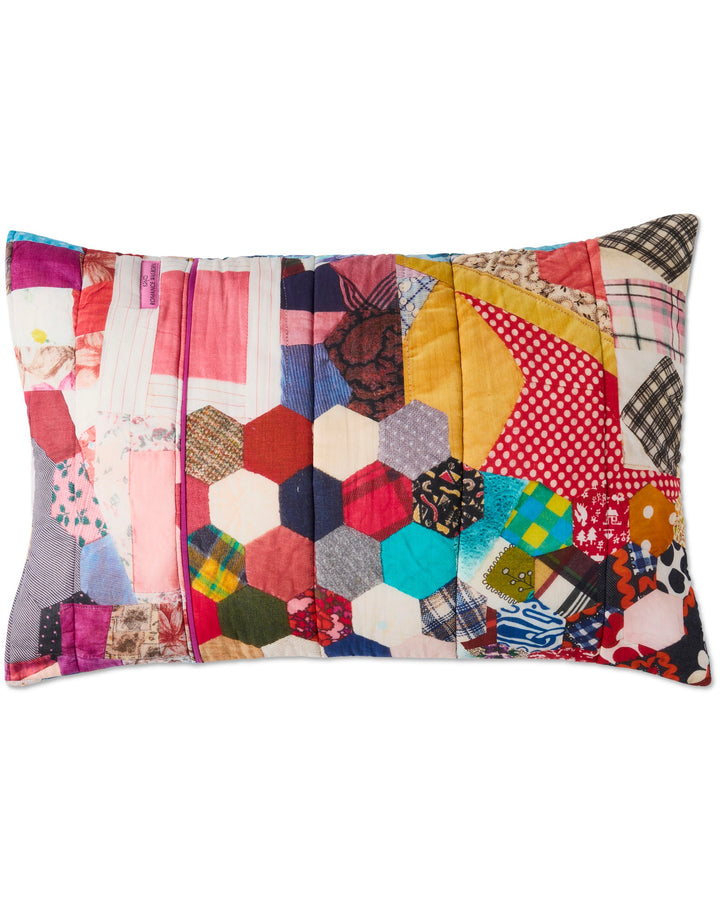 Kip & Co x Romance Was Born Patchy Times Organic Cotton Quilted Pillowcases