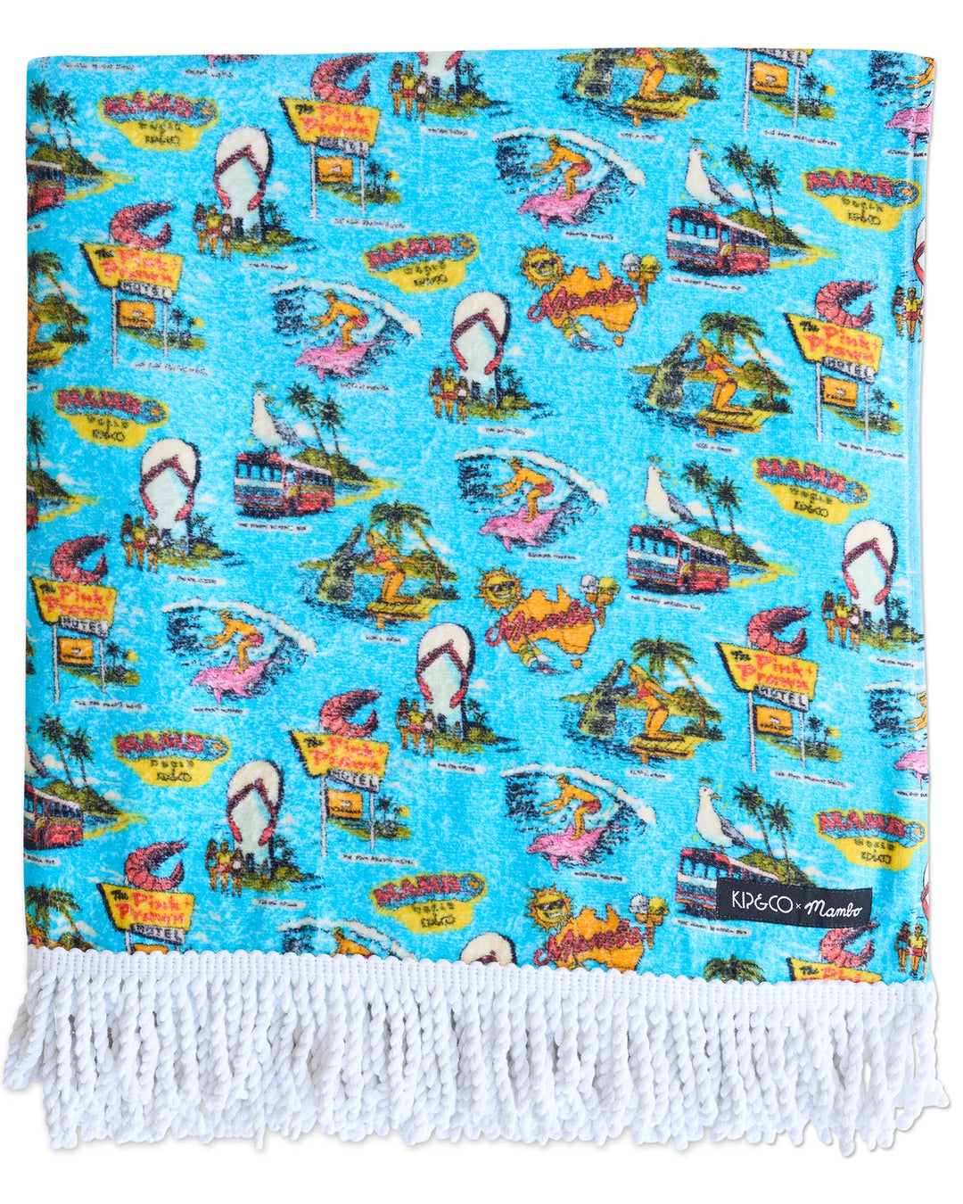 Kip & Co x Mambo Mambo World Printed Terry Beach Towel