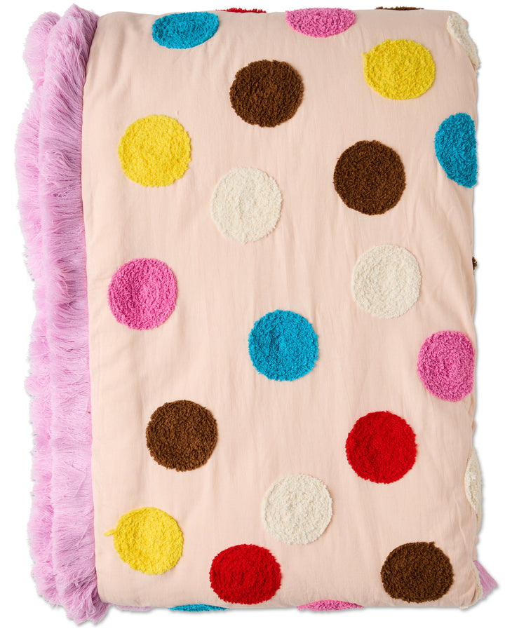 Kip & Co x Romance Was Born Shag Spot Cotton Bedspread