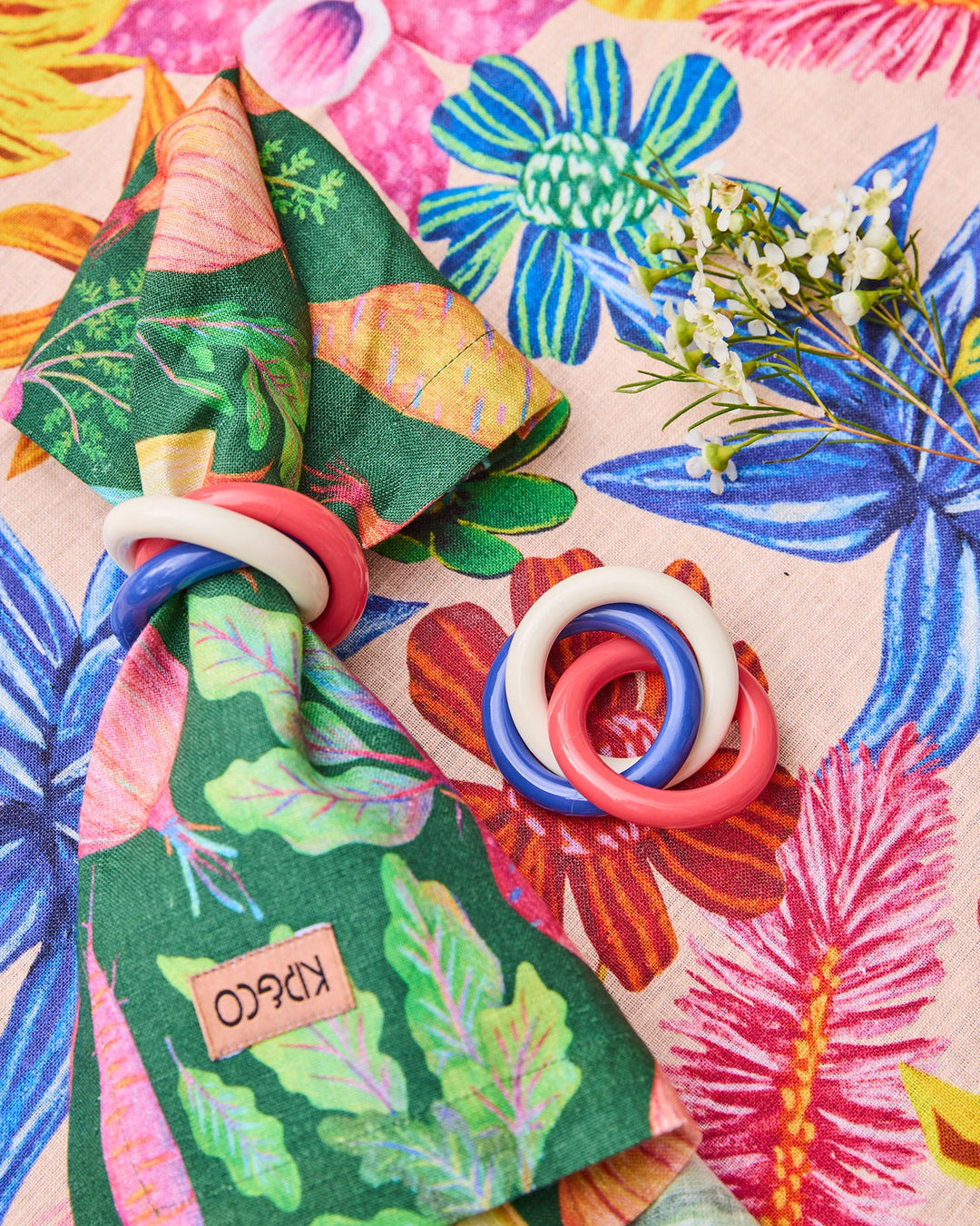 Kip & Co Crete Trinity Napkin Rings
