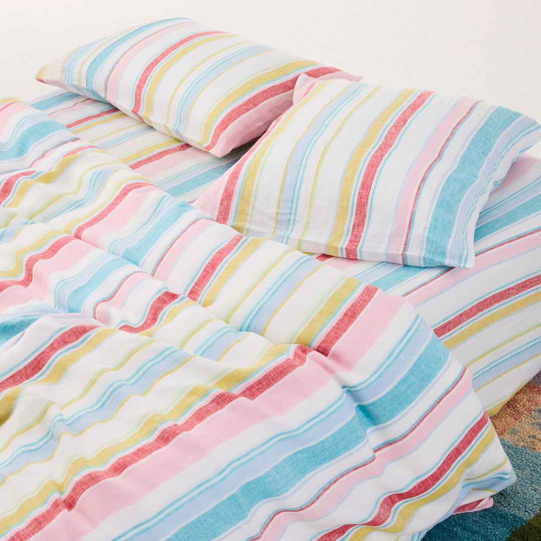 Kip & Co Bellissimo Stripe Linen Quilt Cover
