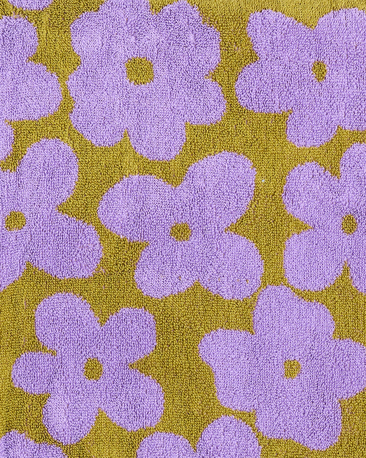 Kip & Co Big Flower Terry Hand Towel