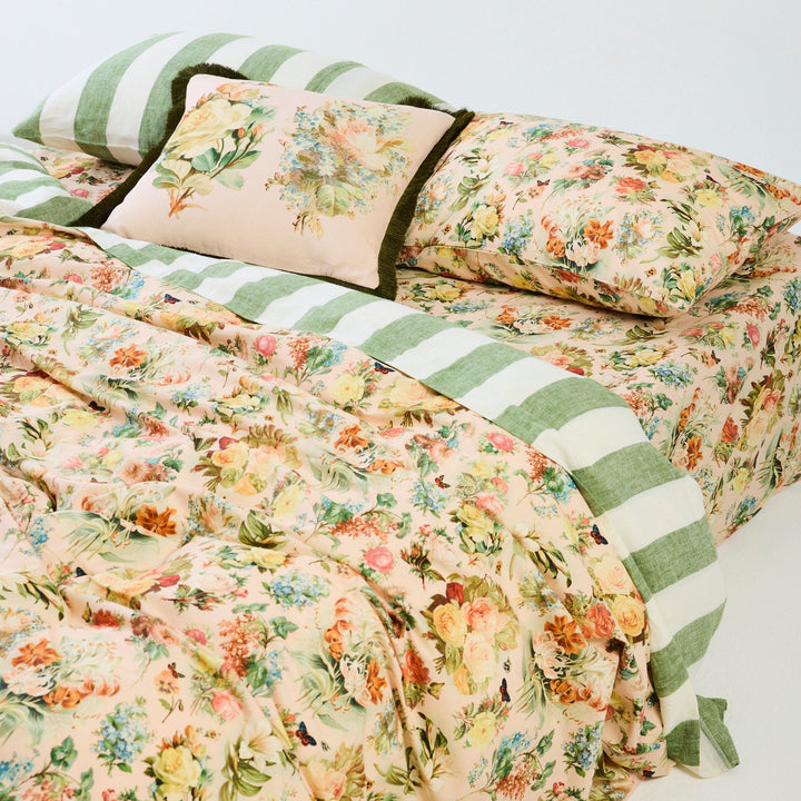 Kip & Co x Romance Was Born Secret Garden Organic Cotton Quilt Cover