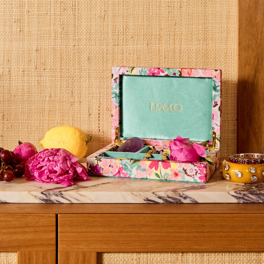 Kip & Co Alfresco Velvet Jewellery Box Small